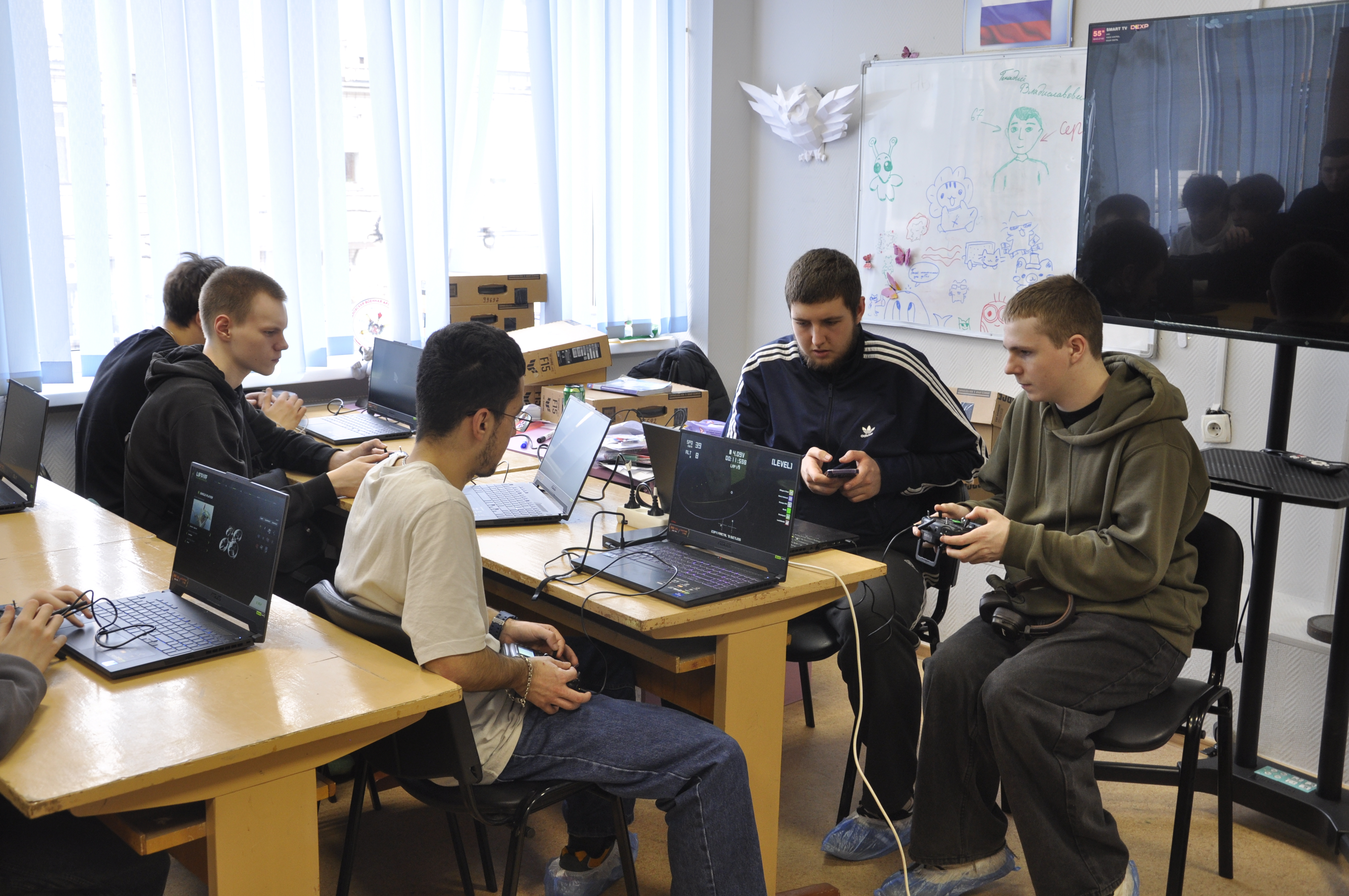 Студенты на мастер-классе